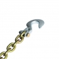 Preview: Zug Stahlkette 2,4 m mit Universal-Haken