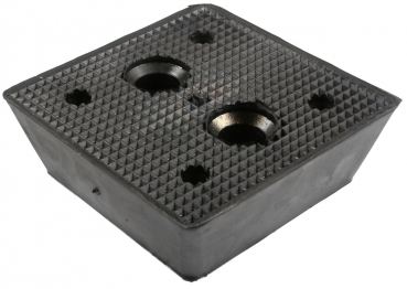 Preview: Busching 100381 Gummi Trapezblock uni H50xB150xL150mm