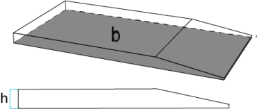 Preview: Busching 100894 Gummi Auffahrtsrampe uni H50xB480xL1000mm geeignet f. Scherenhebe-,4-Säulenhebebühnen