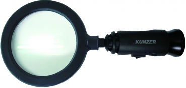 Kunzer 7LL01 Lupe mit 3-facher Vergrößerung und LED Beleuchtung