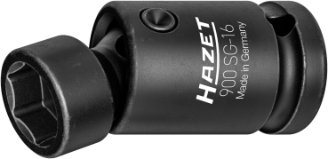 Hazet 900SG-16 1/2  Schlag-   Maschinenschrauber Gelenk-Steckschlüsseleinsatz   Außen Sechskant-Tractionsprofil   16 mm   SW 16 mm   Länge: 63 mm