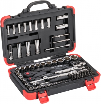Vigor V1706N STECKSCHLÜSSEL-SATZ 1/4 + 1/2 94 TLG.