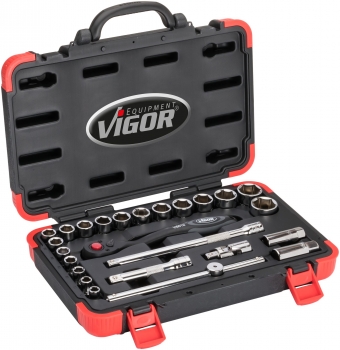 Vigor V2460N STECKSCHLÜSSEL-SATZ 1/2 25 TLG.