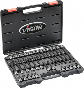 Vigor V6017 TORX-SCHRAUBENDREHER-EINSATZ-SATZ 3/8