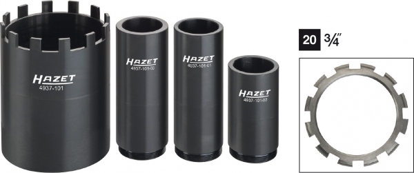 Hazet 4937-101/4 ZAPFENSCHLUESSEL-SATZ