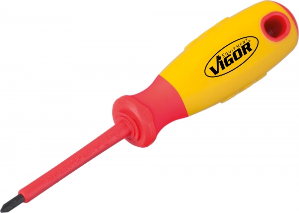 Vigor V2063 VDE-Kreuzschlitz Schraubendreher PH 1 x 80 mm