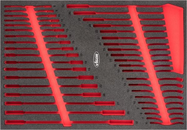 Vigor V6807-L WEICHSCHAUMEINLAGE 3/3+;LEER