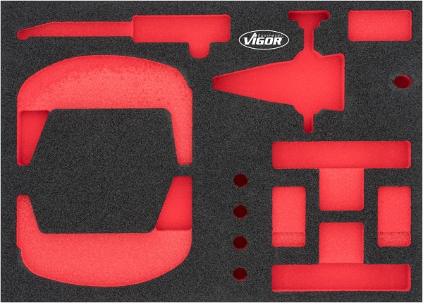 Vigor V7261-L LEEREINLAGE TRANSPORTER FÜßE